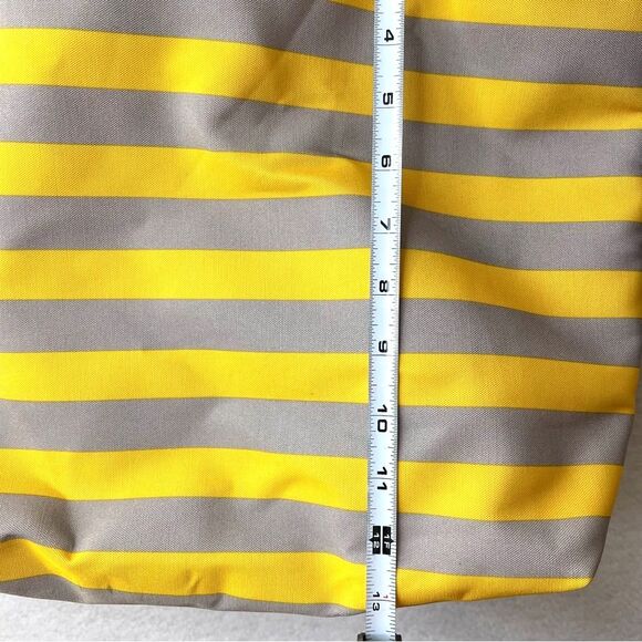 Vintage New Lancôme Tote with Stripes Cosmetic traveler Beauty Bag - Picture 7 of 8